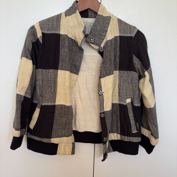 Ace&Jig Plaid Bomber Jacket - Picture 1 of 5